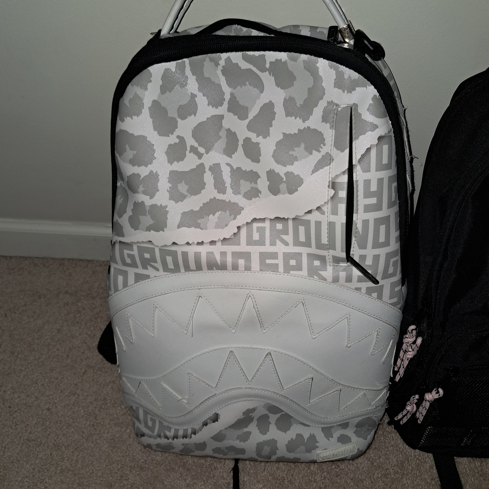 Limited Edition Sprayground Black and White Backpack